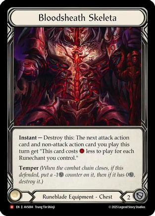 Bloodsheath Skeleta (AVS004) [Armory Deck: Legends Viserai] - Deck Out Gaming