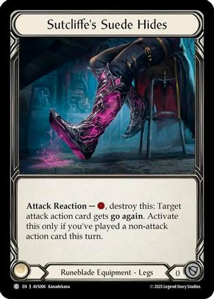 Sutcliffe's Suede Hides (AVS006) [Armory Deck: Legends Viserai] - Deck Out Gaming