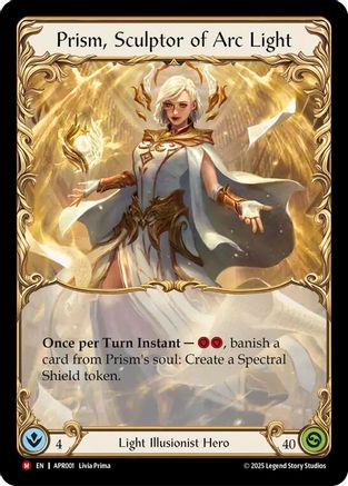 Prism, Sculptor of Arc Light (APR001) [Armory Deck: Legends Prism]-1