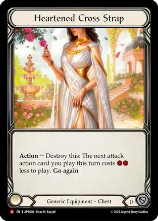 Heartened Cross Strap (APR004) [Armory Deck: Legends Prism] - Deck Out Gaming