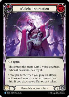 Malefic Incantation (Red) (AVS015) [Armory Deck: Legends Viserai] - Deck Out Gaming