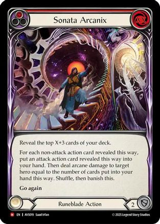 Sonata Arcanix (Red) (AVS019) [Armory Deck: Legends Viserai] - Deck Out Gaming