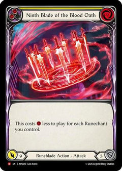 Ninth Blade of the Blood Oath (Yellow) (AVS020) [Armory Deck: Legends Viserai] - Deck Out Gaming