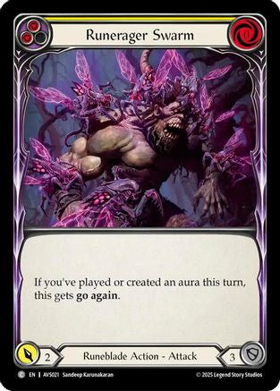 Runerager Swarm (Yellow) (AVS021) [Armory Deck: Legends Viserai] - Deck Out Gaming