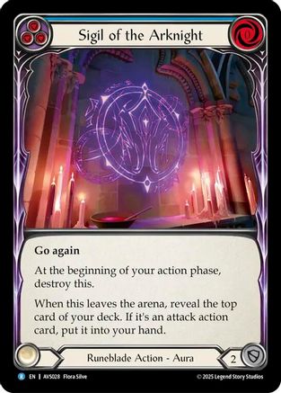 Sigil of the Arknight (Blue) (AVS028) [Armory Deck: Legends Viserai] - Deck Out Gaming