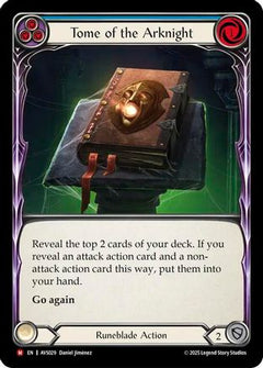 Tome of the Arknight (Blue) (AVS029) [Armory Deck: Legends Viserai] - Deck Out Gaming