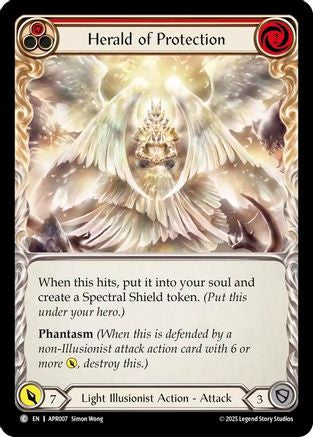 Herald of Protection (Red) (APR007) [Armory Deck: Legends Prism] - Deck Out Gaming