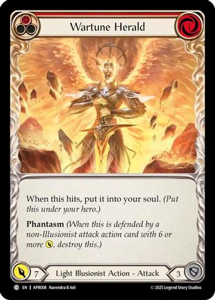Wartune Herald (Red) (APR008) [Armory Deck: Legends Prism] - Deck Out Gaming