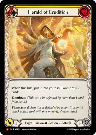 Herald of Erudition (APR011) [Armory Deck: Legends Prism] - Deck Out Gaming