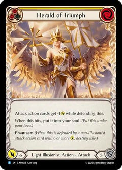 Herald of Triumph (Yellow) (APR013) [Armory Deck: Legends Prism] - Deck Out Gaming