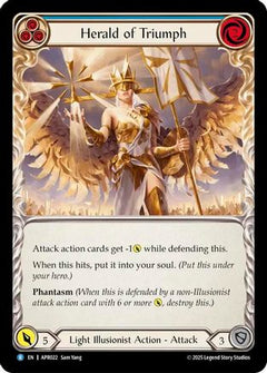 Herald of Triumph (Blue) (APR022) [Armory Deck: Legends Prism] - Deck Out Gaming