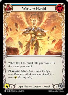 Wartune Herald (Blue) (APR023) [Armory Deck: Legends Prism] - Deck Out Gaming