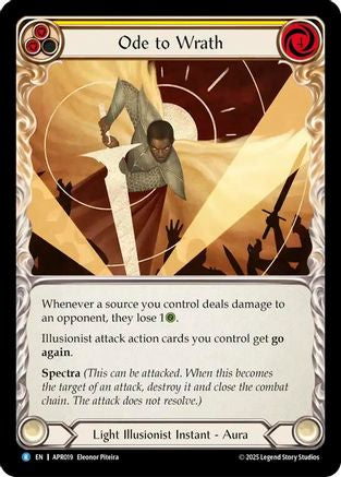 Ode to Wrath (APR019) [Armory Deck: Legends Prism] - Deck Out Gaming