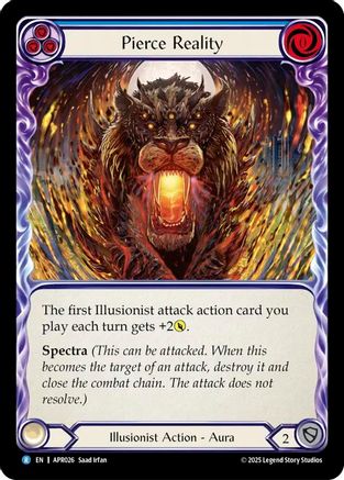 Pierce Reality (APR026) [Armory Deck: Legends Prism] - Deck Out Gaming