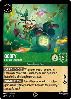 Goofy - Emerald Champion (25) [Disney Lorcana Promo Cards] Cold Foil - Deck Out Gaming