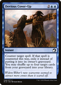 Devious Cover-Up (48) [Innistrad: Midnight Hunt] foil - Deck Out Gaming