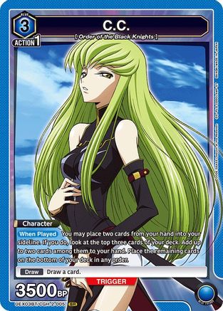 C.C. (005) (UEX03BT/CGH-2-005) [UEX03BT: CODE GEASS: Lelouch of the Rebellion Vol.2] Foil - Deck Out Gaming