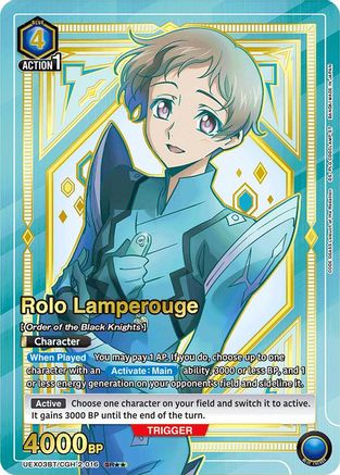 Rolo Lamperouge (016) (SR**) (UEX03BT/CGH-2-016) [UEX03BT: CODE GEASS: Lelouch of the Rebellion Vol.2] Foil - Deck Out Gaming