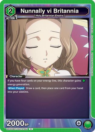 Nunnally vi Britannia (UEX03BT/CGH-2-052) [UEX03BT: CODE GEASS: Lelouch of the Rebellion Vol.2] Foil - Deck Out Gaming