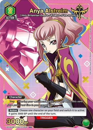 Anya Alstreim (054) (U*) (UEX03BT/CGH-2-054) [UEX03BT: CODE GEASS: Lelouch of the Rebellion Vol.2] Foil - Deck Out Gaming