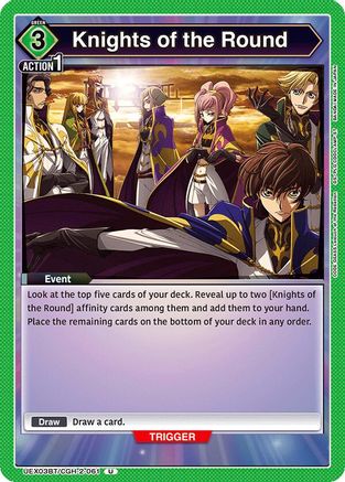 Knights of the Round (UEX03BT/CGH-2-061) [UEX03BT: CODE GEASS: Lelouch of the Rebellion Vol.2] - Deck Out Gaming