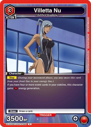 Villetta Nu (UEX03BT/CGH-2-064) [UEX03BT: CODE GEASS: Lelouch of the Rebellion Vol.2] Foil - Deck Out Gaming