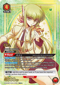 C.C. (066) (SR**) (UEX03BT/CGH-2-066) [UEX03BT: CODE GEASS: Lelouch of the Rebellion Vol.2] Foil - Deck Out Gaming