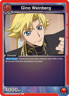 Gino Weinberg (068) (UEX03BT/CGH-2-068) [UEX03BT: CODE GEASS: Lelouch of the Rebellion Vol.2] - Deck Out Gaming
