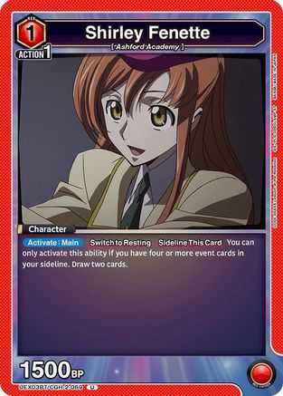 Shirley Fenette (UEX03BT/CGH-2-069) [UEX03BT: CODE GEASS: Lelouch of the Rebellion Vol.2] - Deck Out Gaming