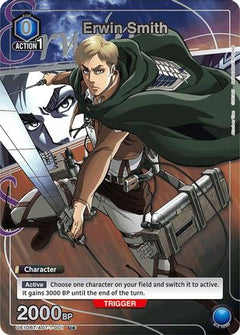 Erwin Smith (001) (U*) (UE10BT/AOT-1-001) [UE10BT: Attack on Titan] Foil - Deck Out Gaming