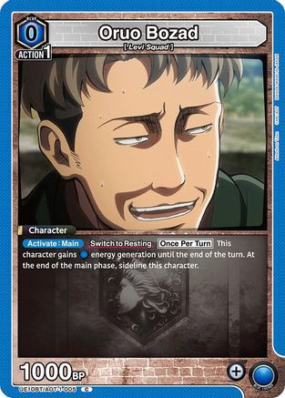 Oruo Bozad (UE10BT/AOT-1-005) [UE10BT: Attack on Titan] - Deck Out Gaming