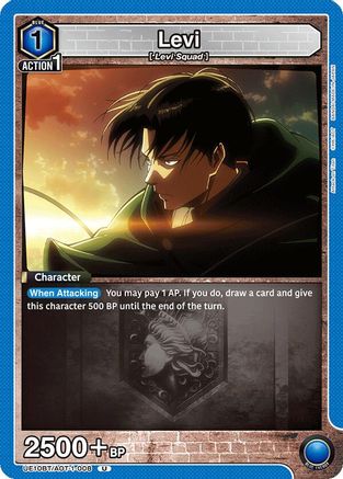 Levi (008) (UE10BT/AOT-1-008) [UE10BT: Attack on Titan] - Deck Out Gaming