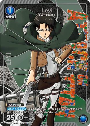 Levi (008) (U*) (UE10BT/AOT-1-008) [UE10BT: Attack on Titan] Foil - Deck Out Gaming