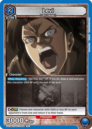 Levi (009) (UE10BT/AOT-1-009) [UE10BT: Attack on Titan] Foil - Deck Out Gaming