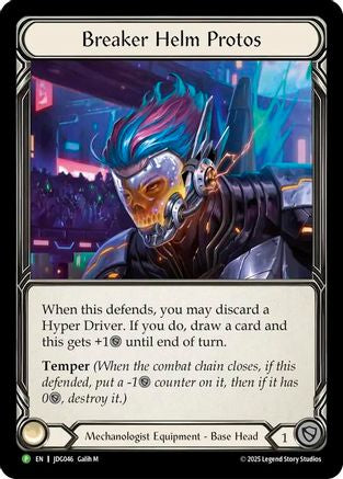 Breaker Helm Protos - JDG046 () [Flesh and Blood: Promo Cards] Cold Foil - Deck Out Gaming