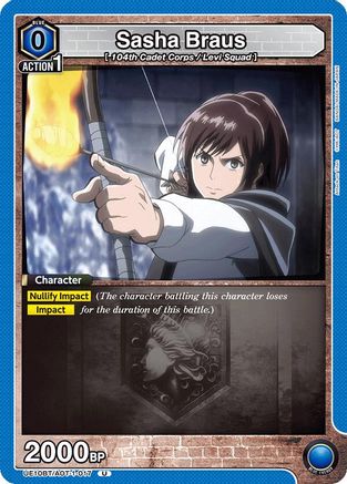 Sasha Braus (017) (UE10BT/AOT-1-017) [UE10BT: Attack on Titan] - Deck Out Gaming