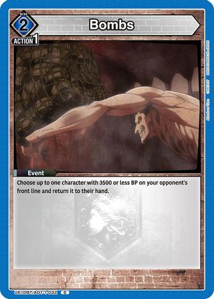 Bombs (UE10BT/AOT-1-032) [UE10BT: Attack on Titan] - Deck Out Gaming
