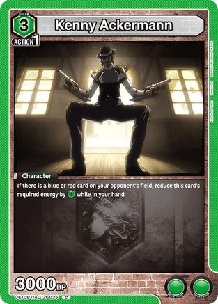 Kenny Ackermann (035) (UE10BT/AOT-1-035) [UE10BT: Attack on Titan] - Deck Out Gaming