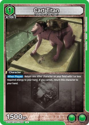 Cart Titan (UE10BT/AOT-1-039) [UE10BT: Attack on Titan] - Deck Out Gaming