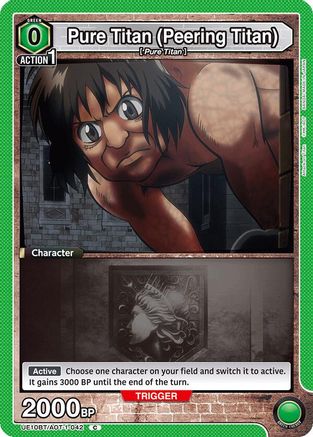 Pure Titan (Peering Titan) (UE10BT/AOT-1-042) [UE10BT: Attack on Titan] - Deck Out Gaming