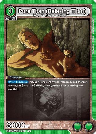 Pure Titan (Relaxing Titan) (UE10BT/AOT-1-049) [UE10BT: Attack on Titan] - Deck Out Gaming