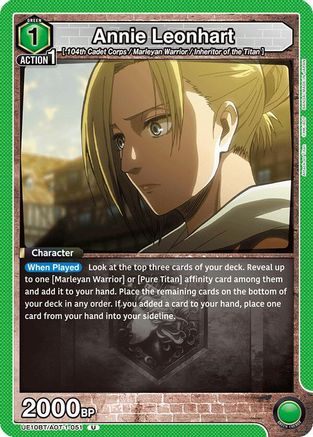 Annie Leonhart (051) (UE10BT/AOT-1-051) [UE10BT: Attack on Titan] - Deck Out Gaming