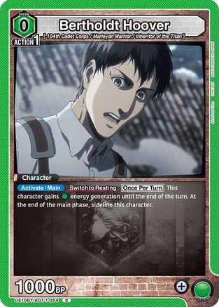 Bertholdt Hoover (054) (UE10BT/AOT-1-054) [UE10BT: Attack on Titan] - Deck Out Gaming