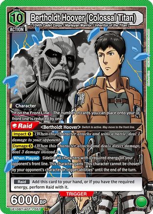 Bertholdt Hoover (Colossal Titan) (UE10BT/AOT-1-057) [UE10BT: Attack on Titan] Foil - Deck Out Gaming