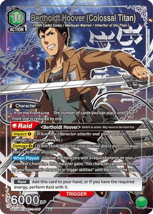 Bertholdt Hoover (Colossal Titan) (SR*) (UE10BT/AOT-1-057) [UE10BT: Attack on Titan] Foil - Deck Out Gaming