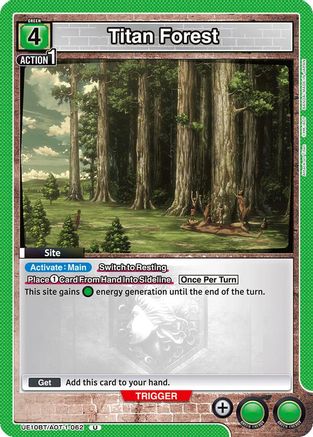 Titan Forest (UE10BT/AOT-1-062) [UE10BT: Attack on Titan] - Deck Out Gaming