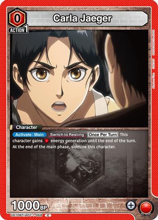 Carla Jaeger (UE10BT/AOT-1-068) [UE10BT: Attack on Titan] - Deck Out Gaming