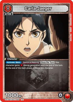 Carla Jaeger (UE10BT/AOT-1-068) [UE10BT: Attack on Titan] - Deck Out Gaming
