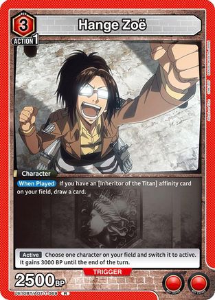 Hange Zoe (069) (UE10BT/AOT-1-069) [UE10BT: Attack on Titan] Foil - Deck Out Gaming