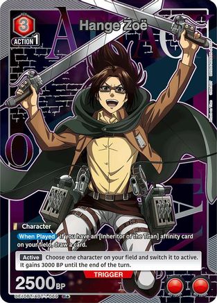 Hange Zoe (069) (R*) (UE10BT/AOT-1-069) [UE10BT: Attack on Titan] Foil - Deck Out Gaming
